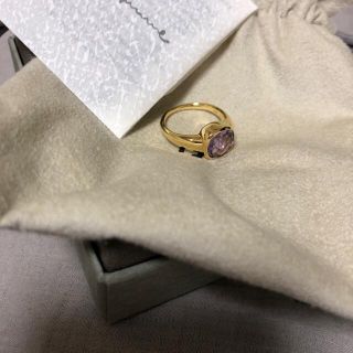 fauvirame Amethyst Square Ring / Gold