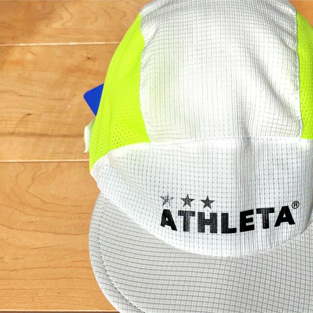 ATHLETA(アスレタ)のATHLETAアスレタジュニアプラクティスキャップ05283Jホワイト子供帽子 スポーツ/アウトドアのサッカー/フットサル(その他)の商品写真