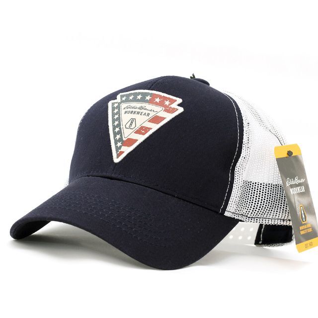 Eddie Bauer(エディーバウアー)のメッシュキャップ 帽子 エディ バウアー ネイビー 49MXV-01 USA メンズの帽子(キャップ)の商品写真