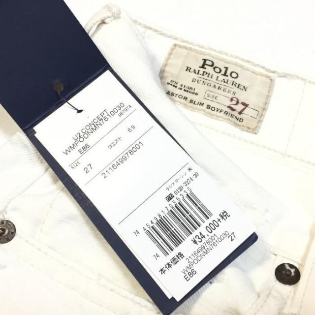 POLO RALPH LAUREN(ポロラルフローレン)の新品 定価3.7万 ラルフローレン Astor スリム　ボーイフレンド ジーンズ レディースのパンツ(デニム/ジーンズ)の商品写真