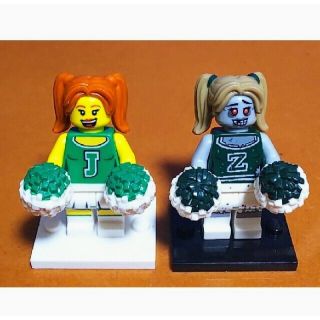 レゴ(Lego)のレゴ★シティ ミニフィグ チアガール ペア オリジナルアレンジ 未使用・新品(キャラクターグッズ)