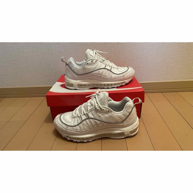 NIKE(ナイキ)の【美品！】NIKE WMNS AIR MAX 98 "WHITE/MULTI" メンズの靴/シューズ(スニーカー)の商品写真