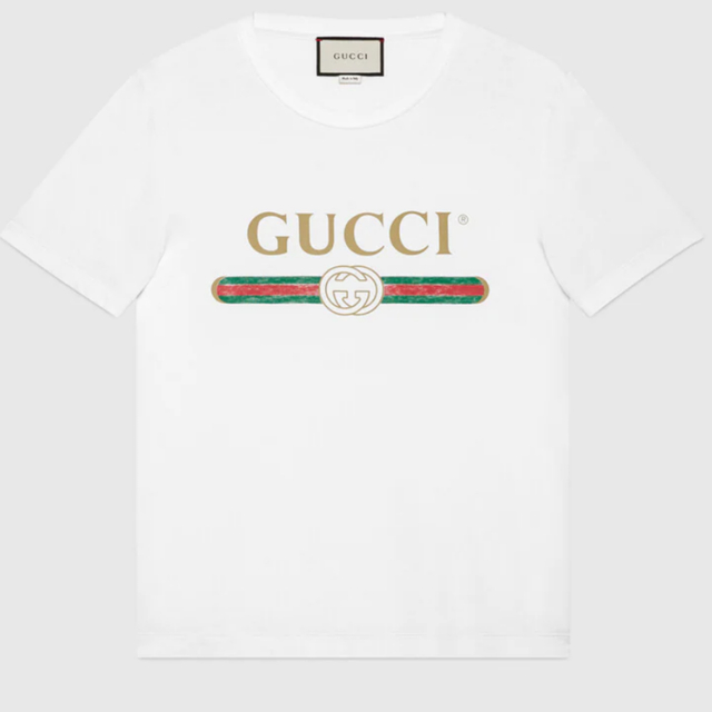 GUCCI ヴィンテージ ロゴ プリント Lサイズ Tシャツ 史上最も激安 6660