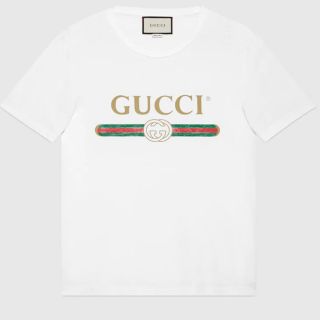 グッチ(Gucci)のGUCCI ヴィンテージ　ロゴ　プリント　Lサイズ　Tシャツ(Tシャツ/カットソー(半袖/袖なし))