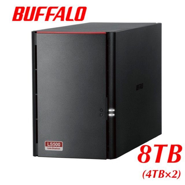 Buffalo(バッファロー)の★送料無料 8TB LinkStation【美品】LS520D BUFFALO スマホ/家電/カメラのPC/タブレット(PC周辺機器)の商品写真