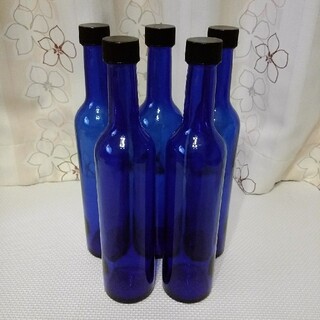 ブルーボトル　青いビン　5本セット(容器)