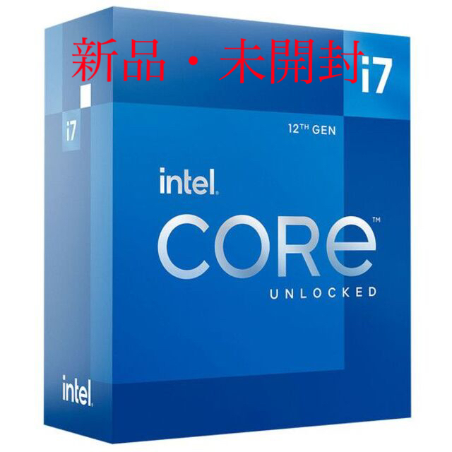 【新品】BX8071512700K インテル Corei7 CPU　第12世代