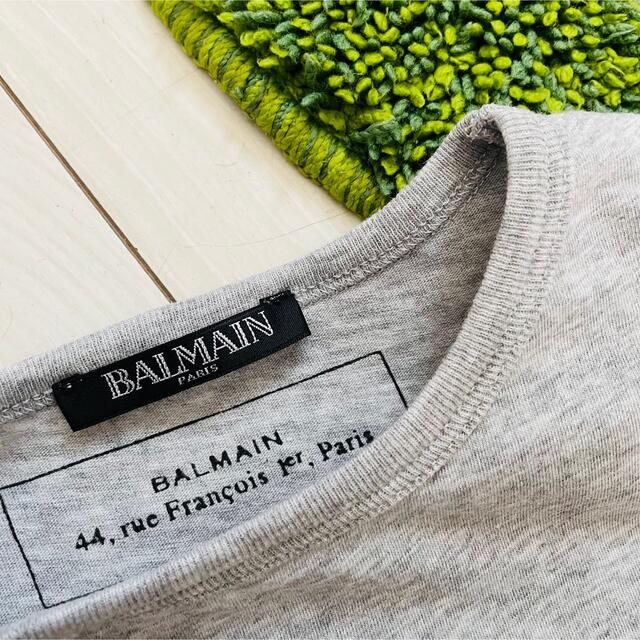 BALMAIN - BALMAIN バルマン 8A グレー 半袖 Tシャツの通販 by あきこ