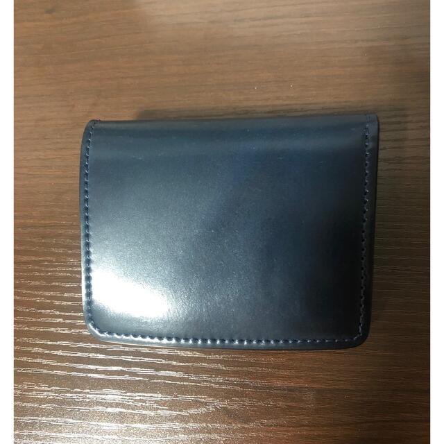 GANZO(ガンゾ)のワイルドスワンズ　kf003 シェルコードバン　インテンスブルー メンズのファッション小物(折り財布)の商品写真