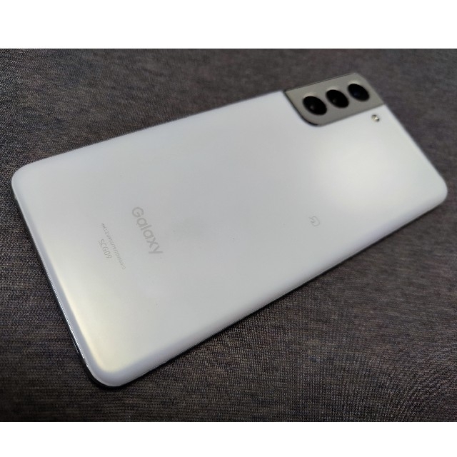 ほぼ新品 auGalaxyS21 5GホワイトSCG09判定◯送料無料シムフリー 2
