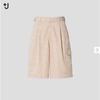 ユニクロ(UNIQLO)の【+J】ワイドフィットカーゴハーフパンツ(ショートパンツ)