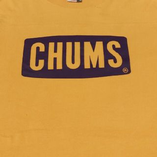 チャムス(CHUMS)のCHUMS　BIGロゴ　五分袖Tシャツ　サイズXＳ(Tシャツ(半袖/袖なし))