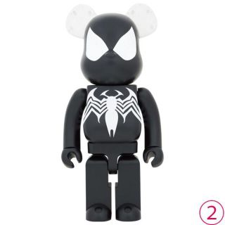 メディコムトイ(MEDICOM TOY)のBE@RBRICK SPIDER-MAN BLACKCOSTUME 1000％②(その他)