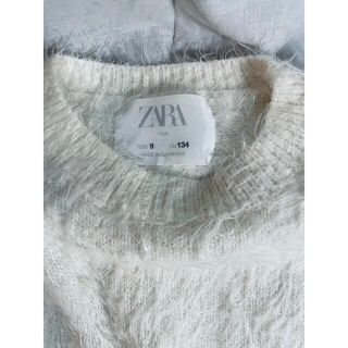 ザラキッズ(ZARA KIDS)のZARA ニット　ホワイト　134 H&M GAP  キッズ(ニット)