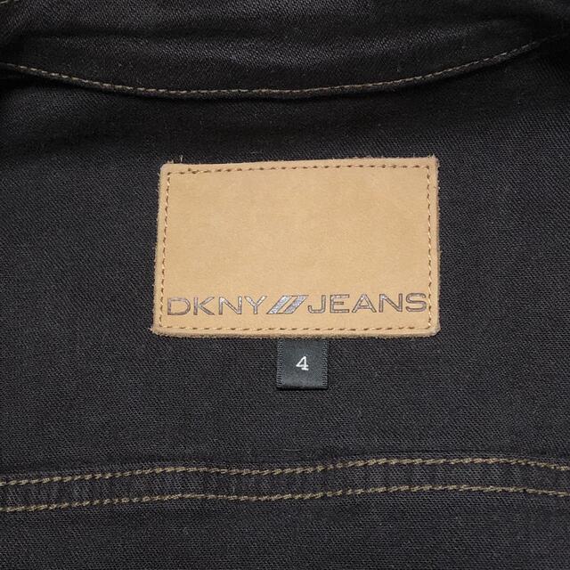 DKNY(ダナキャランニューヨーク)のDKNY JEANS  デニムジャケット Gジャン　黒 レディースのジャケット/アウター(Gジャン/デニムジャケット)の商品写真