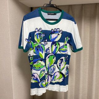 ドルチェアンドガッバーナ(DOLCE&GABBANA)のDOLCE&GABBANA 水玉グラフィックTシャツ 48サイズ(Tシャツ/カットソー(半袖/袖なし))