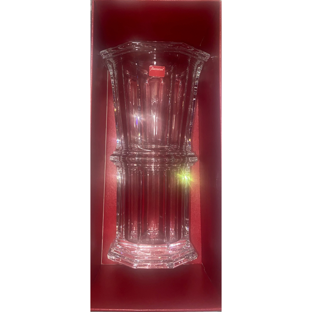 バカラ アルクール ストレートベース 花瓶 フラワーベース - キッチン/食器 バカラ アルクール ストレートベース 花瓶 フラワーベース - キッチン/食器