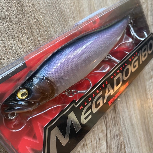 Megabass(メガバス)のメガバス　メガドッグ　シーバス　ビッグベイト　ペンシルベイト　コノシロ スポーツ/アウトドアのフィッシング(ルアー用品)の商品写真