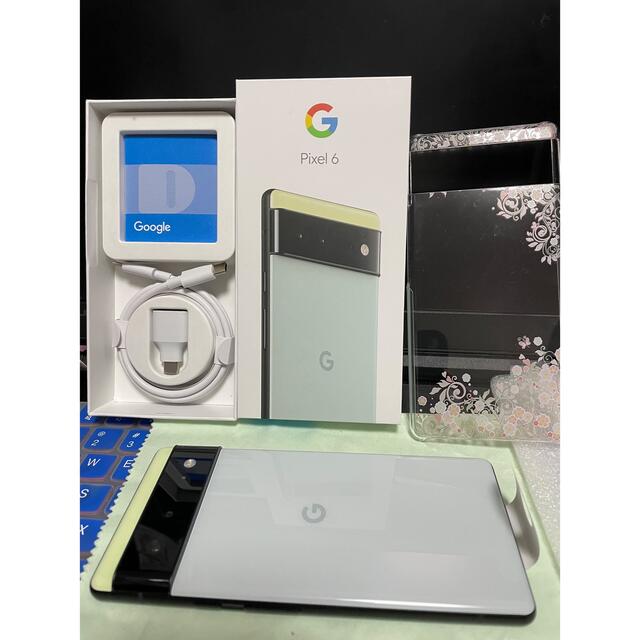 高評価なギフト Pixel Google 新品未使用品 ケース付き 128GB pixel6 Google スマートフォン本体 