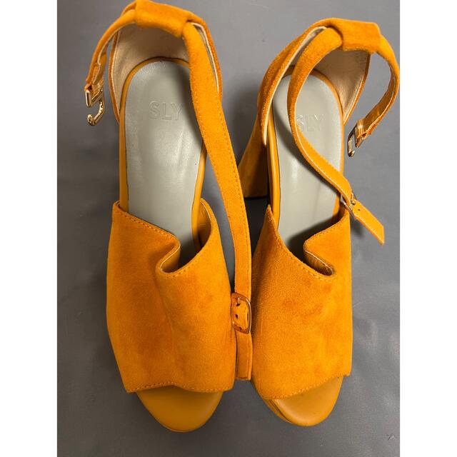 SLY(スライ)のSLY サンダル　オレンジ レディースの靴/シューズ(サンダル)の商品写真
