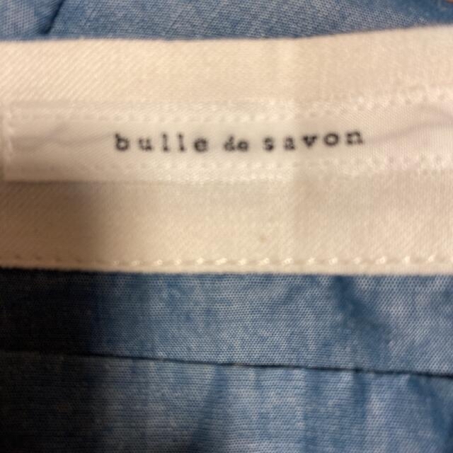 bulle de savon(ビュルデサボン)のワンピース　ビュルデサボン　デニム レディースのワンピース(ひざ丈ワンピース)の商品写真