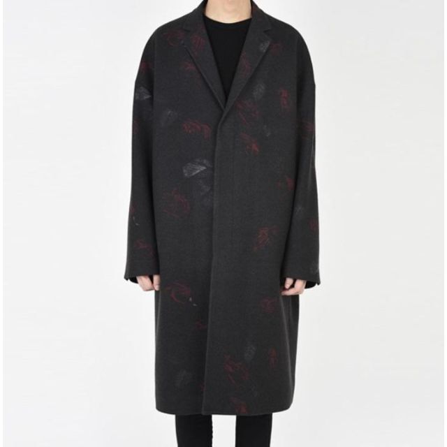 驚きの価格 ROSE INKJET MELTON - MUSICIAN LAD PHOTO COAT / RED BIG