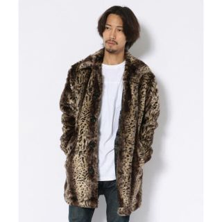 ショット(schott)のSchott レオパード ロングコート(チェスターコート)