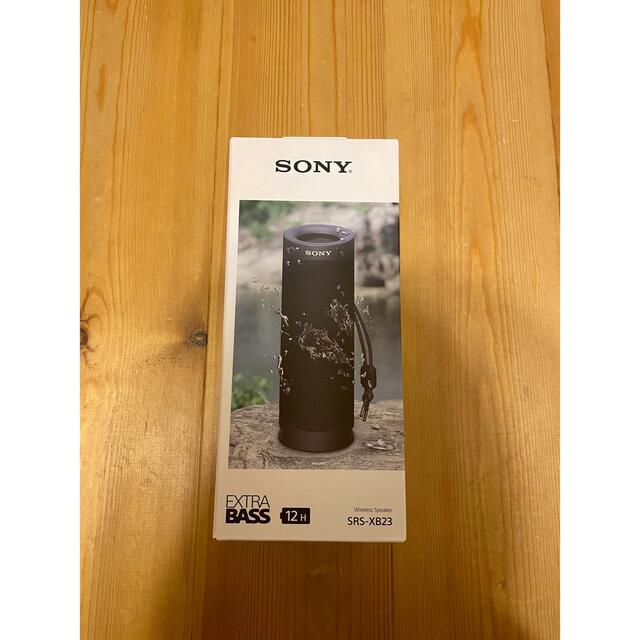 SONY(ソニー)のSONY ワイヤレスポータブルスピーカー SRS-XB23(B) スマホ/家電/カメラのオーディオ機器(スピーカー)の商品写真