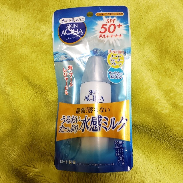 ロート製薬(ロートセイヤク)のスキンアクア スーパーモイスチャーミルク(40ml) コスメ/美容のボディケア(日焼け止め/サンオイル)の商品写真