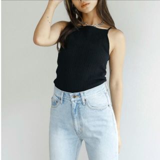 シールームリン(SeaRoomlynn)の美品❗️MULTI STRIPE RIB ニットスクエアキャミ(タンクトップ)