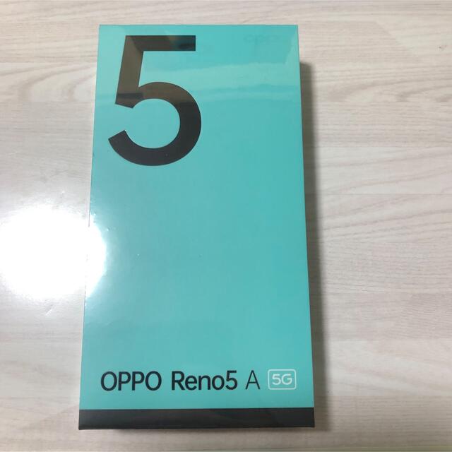 OPPO(オッポ)のOPPO Reno5 A SIMフリー アイスブルー 新品 スマホ/家電/カメラのスマートフォン/携帯電話(スマートフォン本体)の商品写真