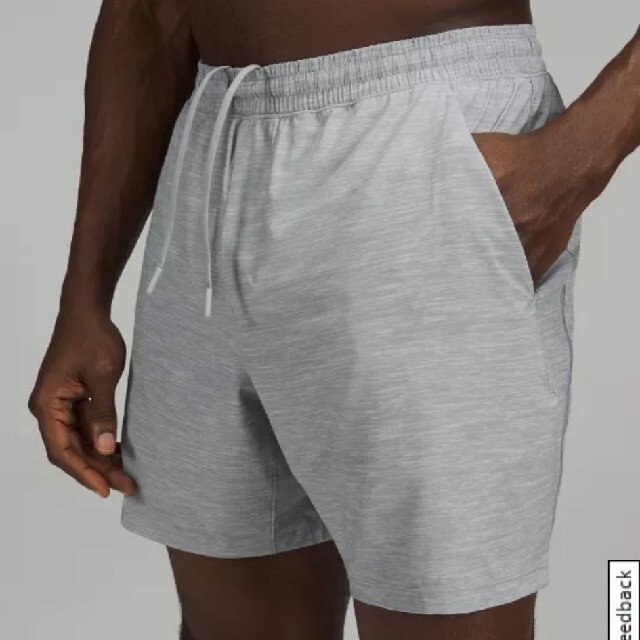 lululemon(ルルレモン)のLululemon ルルレモン pacebreaker 7 ショーツ メンズのパンツ(ショートパンツ)の商品写真