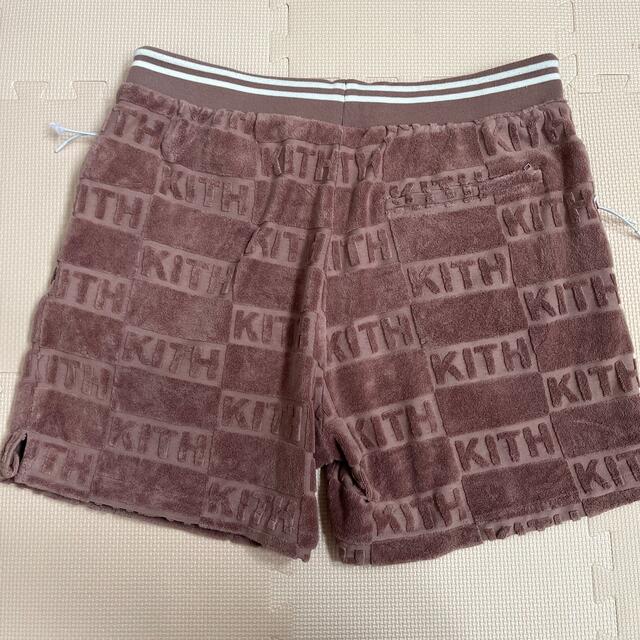 KITH パイル生地 BOX総柄 ショーツ