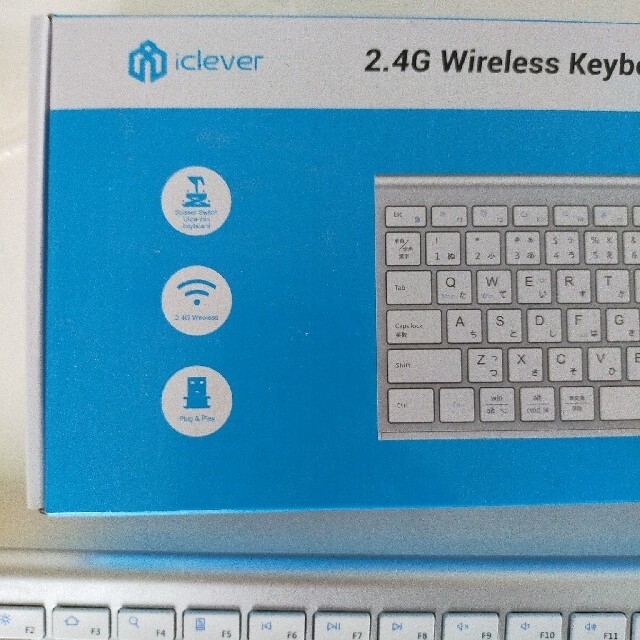 iClever　日本語配列　ワイヤレス　キーボード スマホ/家電/カメラのPC/タブレット(PC周辺機器)の商品写真