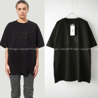 マルタンマルジェラ(Maison Martin Margiela)のMM6 刺繍 ナンバー ロゴ Tシャツ カットソー トップス カレンダー(Tシャツ(半袖/袖なし))