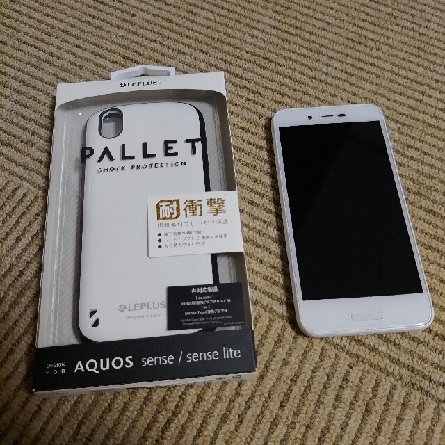 ANDROID(アンドロイド)の値下げしました　美品　アクオスセンス　sh-m05 スマホ/家電/カメラのスマートフォン/携帯電話(スマートフォン本体)の商品写真