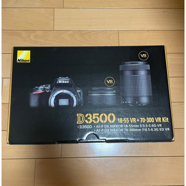 【★大感謝セール】 Nikon - ショウ【新品未開封】Nikon ニコン D3500 ダブルズームキット デジタル一眼