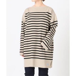 スローブイエナ(SLOBE IENA)のオーシバル　BOAT NECK L/Sカットソー　(カットソー(長袖/七分))