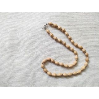 トゥデイフル(TODAYFUL)のwood beadsネックレス(ネックレス)