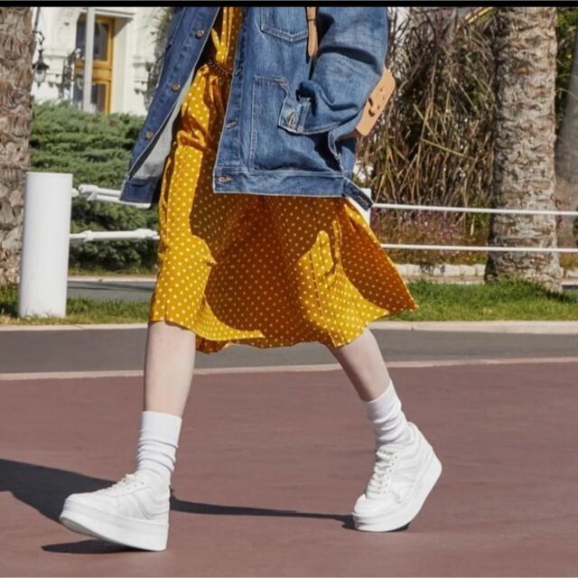 新品未使用!CELINE CELINE セリーヌ 厚底 ブロック スニーカー-