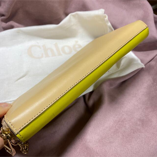 Chloe(クロエ)の【5/21お値下げ】Chloe バイカラー 長財布 イエロー レディースのファッション小物(財布)の商品写真