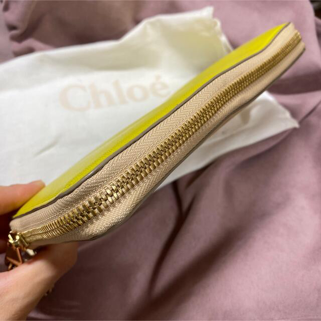 Chloe(クロエ)の【5/21お値下げ】Chloe バイカラー 長財布 イエロー レディースのファッション小物(財布)の商品写真