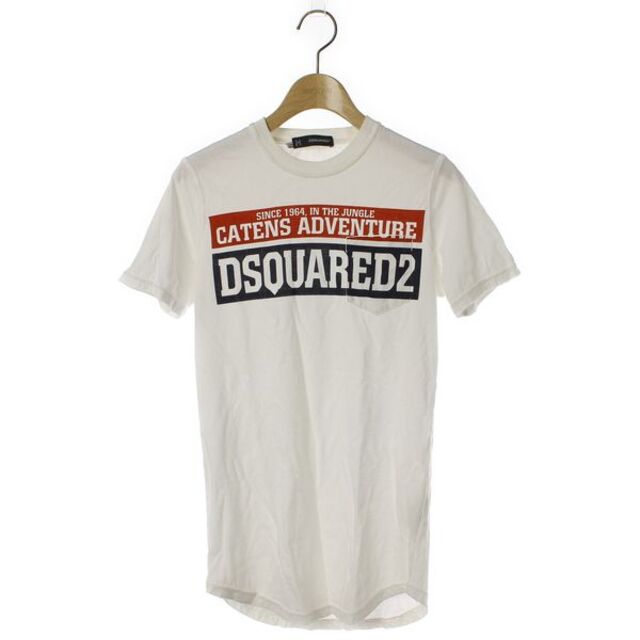 ☆DSQUARED2 ディースクエアード ビッグ ロゴ プリント Tシャツ/XS