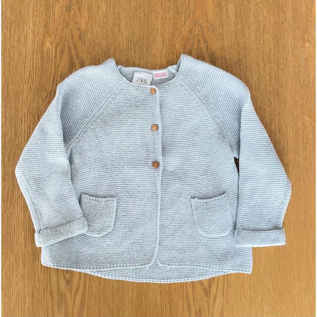 ZARA KIDS(ザラキッズ)のZARA  babyコットンカーディガン　 86cm キッズ/ベビー/マタニティのベビー服(~85cm)(ニット/セーター)の商品写真