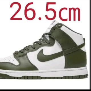 ナイキ(NIKE)のNIKE DUNK HIGH Championship Khaki(スニーカー)