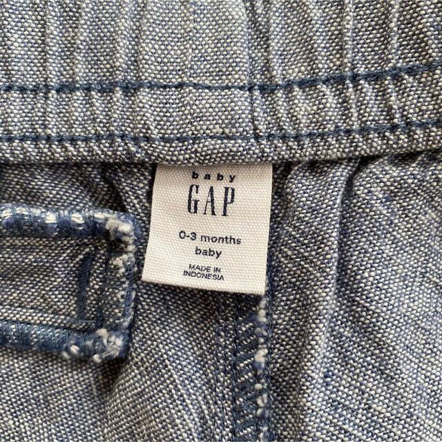 GAP(ギャップ)のGAP デニム  ショートパンツ　パンツ　50cm  3M キッズ/ベビー/マタニティのベビー服(~85cm)(パンツ)の商品写真