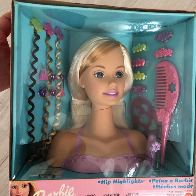 Barbie(バービー)の2002年バービーBarbieスタイリングヘッド　ヴィンテージ  ナイルパーチ キッズ/ベビー/マタニティのおもちゃ(ぬいぐるみ/人形)の商品写真