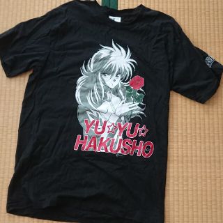 シマムラ(しまむら)の幽遊白書 蔵馬 黒Tシャツ LL メンズ(Tシャツ/カットソー(半袖/袖なし))