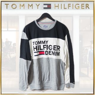 トミーヒルフィガー(TOMMY HILFIGER)のTommy Hilfiger DENIM ロゴ カラーブロックロンTシャツ 人気(Tシャツ/カットソー(七分/長袖))