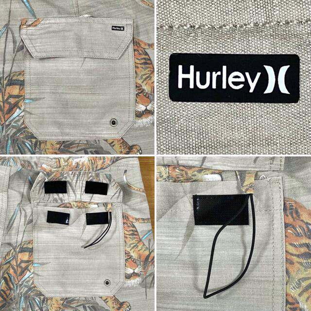 Hurley(ハーレー)のHurley ハーレー ショーツ ハーフパンツ 虎 和柄 Dカン 水陸両用 メンズのパンツ(ショートパンツ)の商品写真